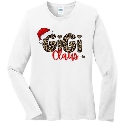 Gigi Claus Christmas Ladies Long Sleeve Shirt