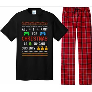 Game Currency Christmas Holiday Video Game Funny Pajama Set