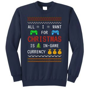 Game Currency Christmas Holiday Video Game Funny Sweatshirt