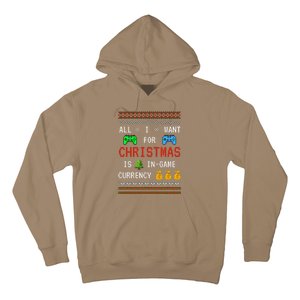 Game Currency Christmas Holiday Video Game Funny Hoodie