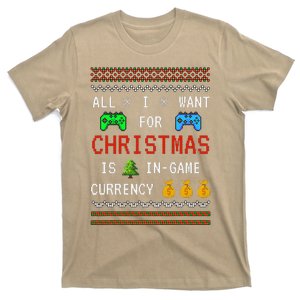 Game Currency Christmas Holiday Video Game Funny T-Shirt