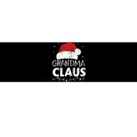 Grandma claus christmas lights matching family xmas pajama Bumper Sticker