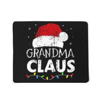 Grandma claus christmas lights matching family xmas pajama Mousepad