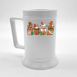 Gingerbread Cookie Christmas Coffee Cups Latte Drink Outfit Beer Stein