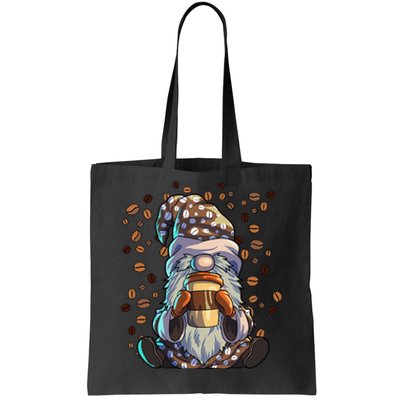 Gnome Coffee  Café Coffeine Barista Gnome Lover Coffee Tote Bag