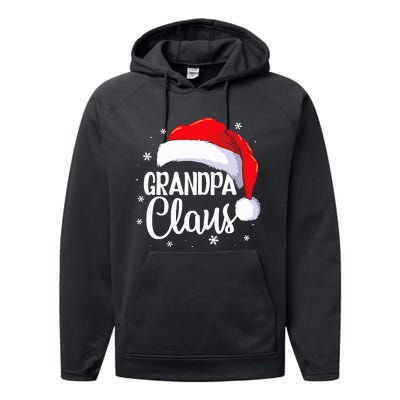 Grandpa Claus Christmas Family Pajama Santa Hat Dad Xmas Performance Fleece Hoodie