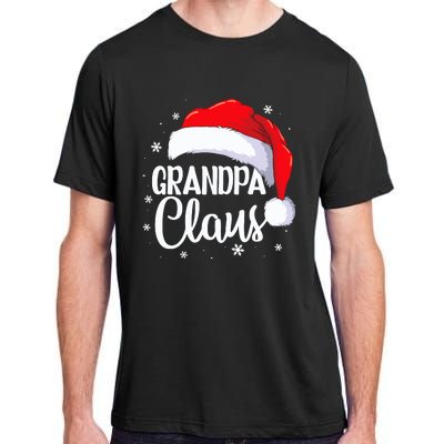 Grandpa Claus Christmas Family Pajama Santa Hat Dad Xmas Adult ChromaSoft Performance T-Shirt