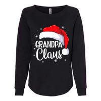 Grandpa Claus Christmas Family Pajama Santa Hat Dad Xmas Womens California Wash Sweatshirt