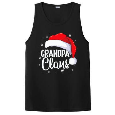 Grandpa Claus Christmas Family Pajama Santa Hat Dad Xmas PosiCharge Competitor Tank