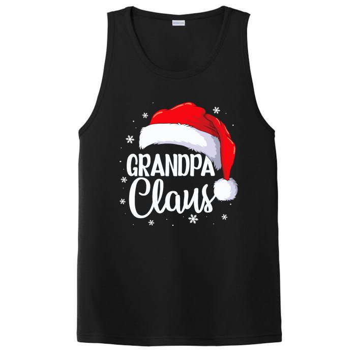 Grandpa Claus Christmas Family Pajama Santa Hat Dad Xmas PosiCharge Competitor Tank