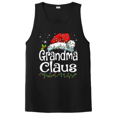 Grandma Claus Christmas Lights Family Matching Pajama PosiCharge Competitor Tank