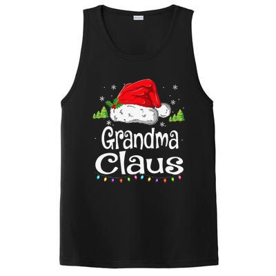 Grandma Claus Christmas Pajama Family Matching Xmas PosiCharge Competitor Tank