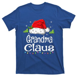 Grandma Claus Christmas Pajama Family Matching Xmas T-Shirt