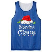 Grandma Claus Christmas Pajama Family Matching Xmas Mesh Reversible Basketball Jersey Tank