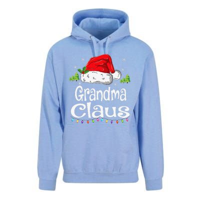 Grandma Claus Christmas Pajama Family Matching Xmas Unisex Surf Hoodie