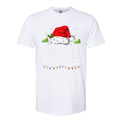 Grandma Claus Christmas Pajama Family Matching Xmas Softstyle CVC T-Shirt