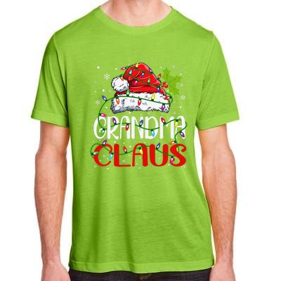 Grandma Claus Christmas Santa Matching Family Xmas Pajamas Adult ChromaSoft Performance T-Shirt