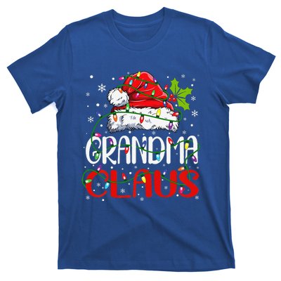 Grandma Claus Christmas Santa Matching Family Xmas Pajamas T-Shirt