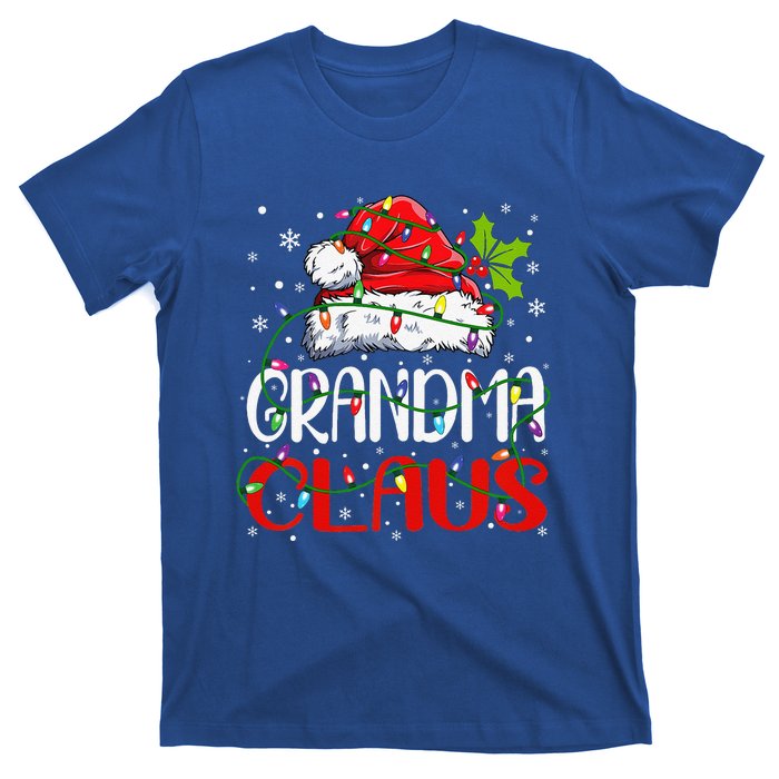 Grandma Claus Christmas Santa Matching Family Xmas Pajamas T-Shirt