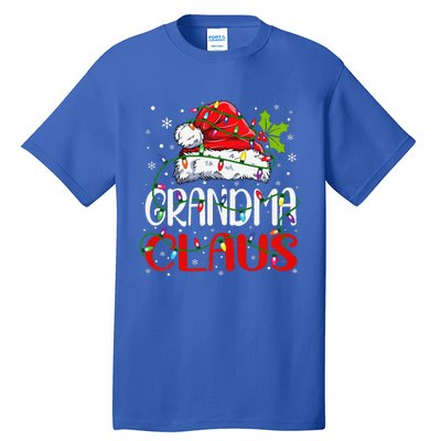 Grandma Claus Christmas Santa Matching Family Xmas Pajamas Tall T-Shirt