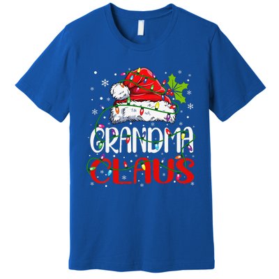 Grandma Claus Christmas Santa Matching Family Xmas Pajamas Premium T-Shirt