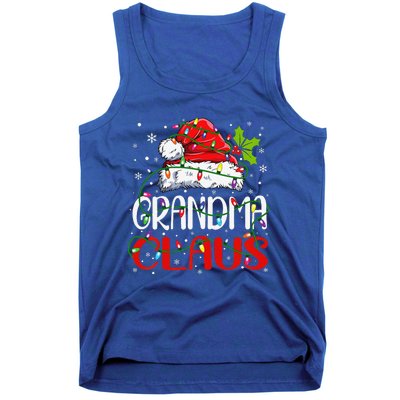 Grandma Claus Christmas Santa Matching Family Xmas Pajamas Tank Top