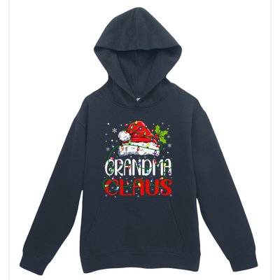 Grandma Claus Christmas Santa Matching Family Xmas Pajamas Urban Pullover Hoodie