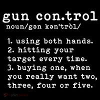 Gun Control Definition Funny Gun Owner Saying 2nd Amendment Bag