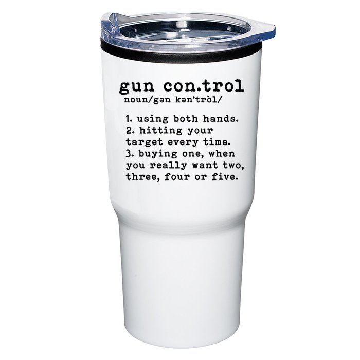 Gun Control Definition Funny Gun Owner Saying 2nd Amendment Tumbler