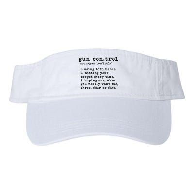 Gun Control Definition Funny Gun Owner Saying 2nd Amendment Visor