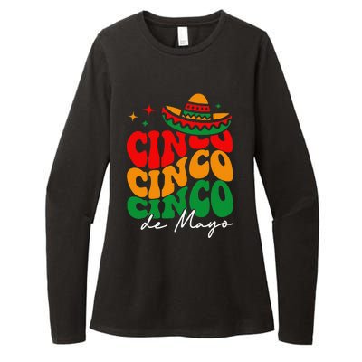 Groovy Cinco De Mayo Mexican Fiesta 5 De Mayo Womens CVC Long Sleeve Shirt