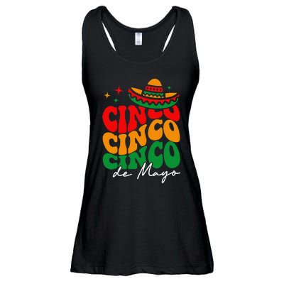 Groovy Cinco De Mayo Mexican Fiesta 5 De Mayo Ladies Essential Flowy Tank