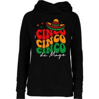 Groovy Cinco De Mayo Mexican Fiesta 5 De Mayo Womens Funnel Neck Pullover Hood