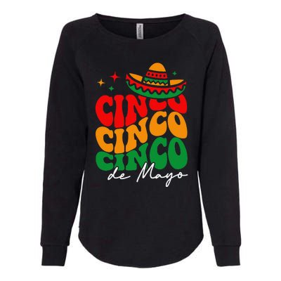 Groovy Cinco De Mayo Mexican Fiesta 5 De Mayo Womens California Wash Sweatshirt