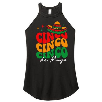 Groovy Cinco De Mayo Mexican Fiesta 5 De Mayo Women's Perfect Tri Rocker Tank