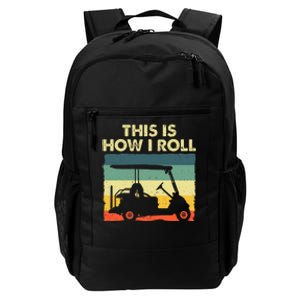 Golf Cart Design Golfer Golf Lover Daily Commute Backpack