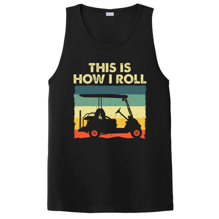 Golf Cart Design Golfer Golf Lover PosiCharge Competitor Tank