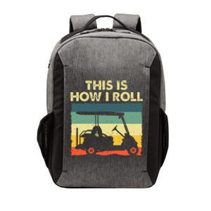 Golf Cart Design Golfer Golf Lover Vector Backpack