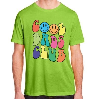 Groovy Cool Dads Club Funny Smile Colorful FatherS Day Cute Gift Adult ChromaSoft Performance T-Shirt