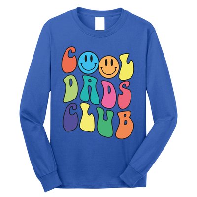 Groovy Cool Dads Club Funny Smile Colorful FatherS Day Cute Gift Long Sleeve Shirt