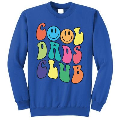 Groovy Cool Dads Club Funny Smile Colorful FatherS Day Cute Gift Sweatshirt