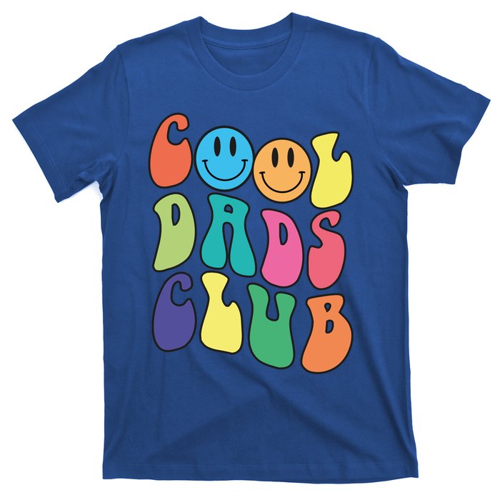 Groovy Cool Dads Club Funny Smile Colorful FatherS Day Cute Gift T-Shirt