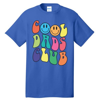 Groovy Cool Dads Club Funny Smile Colorful FatherS Day Cute Gift Tall T-Shirt