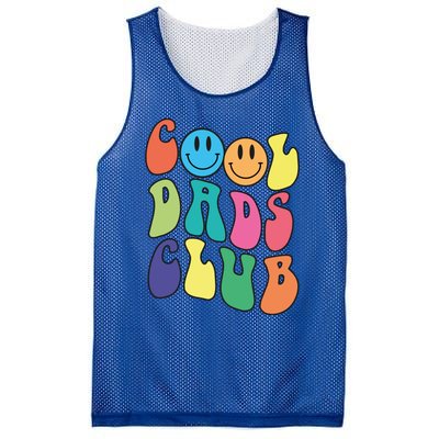 Groovy Cool Dads Club Funny Smile Colorful FatherS Day Cute Gift Mesh Reversible Basketball Jersey Tank