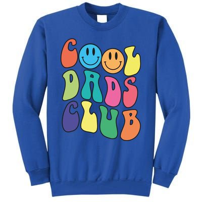 Groovy Cool Dads Club Funny Smile Colorful FatherS Day Cute Gift Tall Sweatshirt