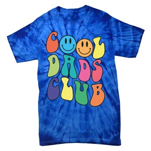 Groovy Cool Dads Club Funny Smile Colorful FatherS Day Cute Gift Tie-Dye T-Shirt