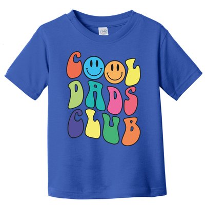 Groovy Cool Dads Club Funny Smile Colorful FatherS Day Cute Gift Toddler T-Shirt