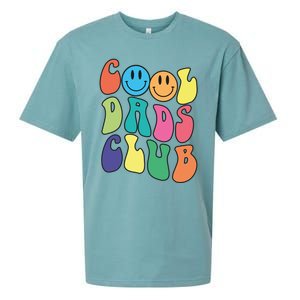 Groovy Cool Dads Club Funny Smile Colorful FatherS Day Cute Gift Sueded Cloud Jersey T-Shirt