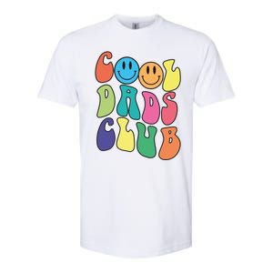 Groovy Cool Dads Club Funny Smile Colorful FatherS Day Cute Gift Softstyle CVC T-Shirt