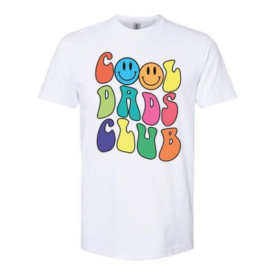 Groovy Cool Dads Club Funny Smile Colorful FatherS Day Cute Gift Softstyle CVC T-Shirt